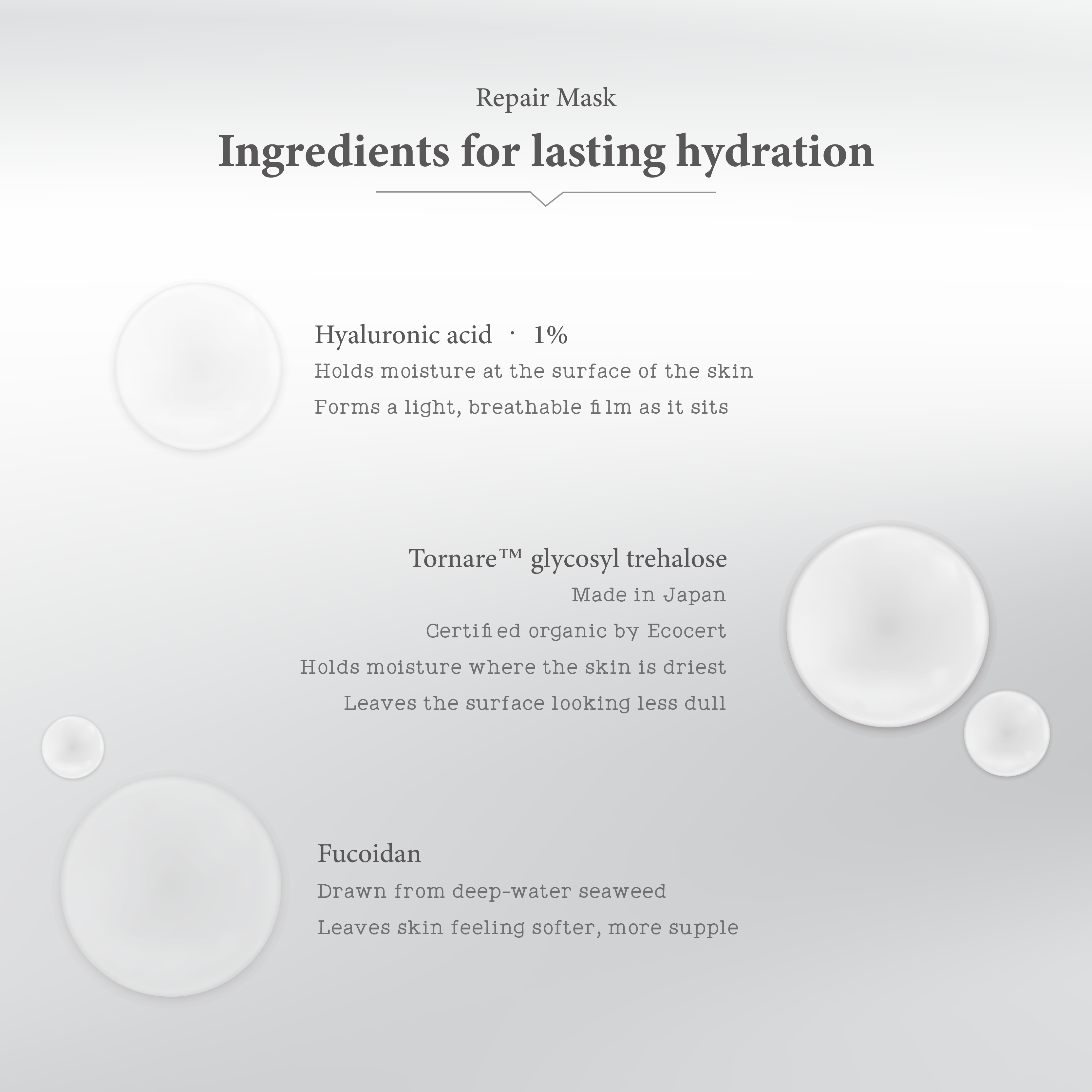 Moisturising Soothing Repair Facial Mask